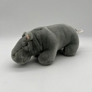 Vintage K & M International‎ 1992 Hippopotamus Plush~10"